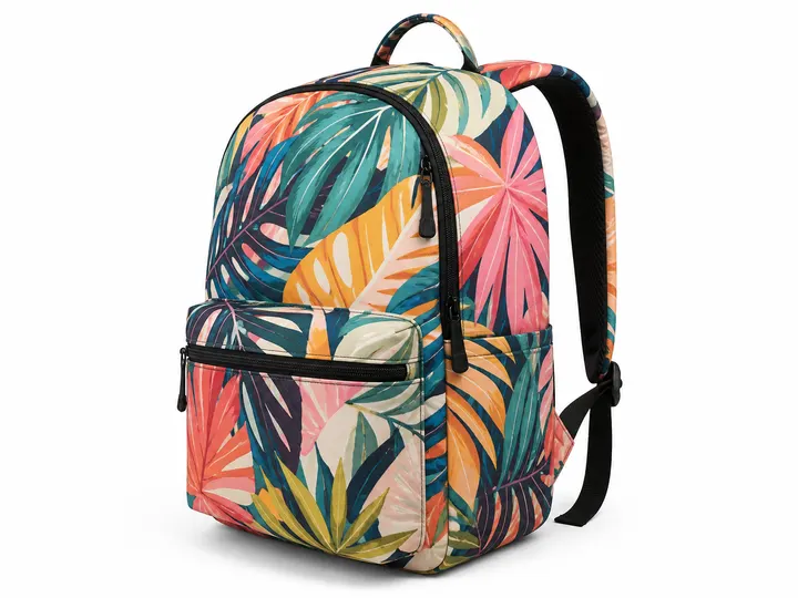 All-over sublimation printed backpack