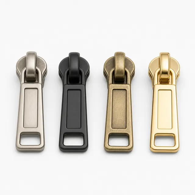 Hardware card with zipper pulls