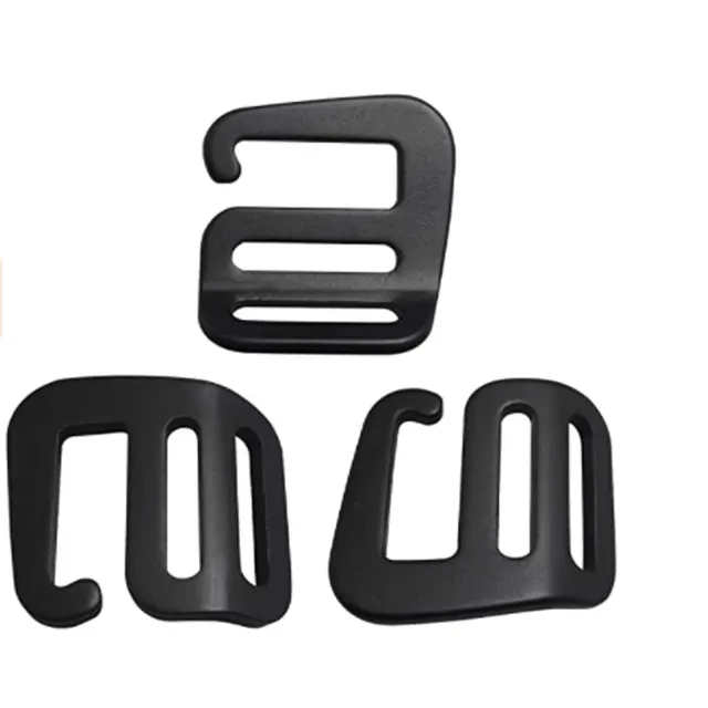 Metal G hook webbing buckles