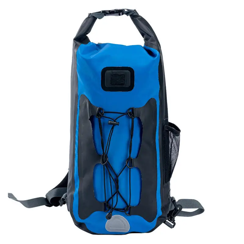 Roll-top waterproof backpack